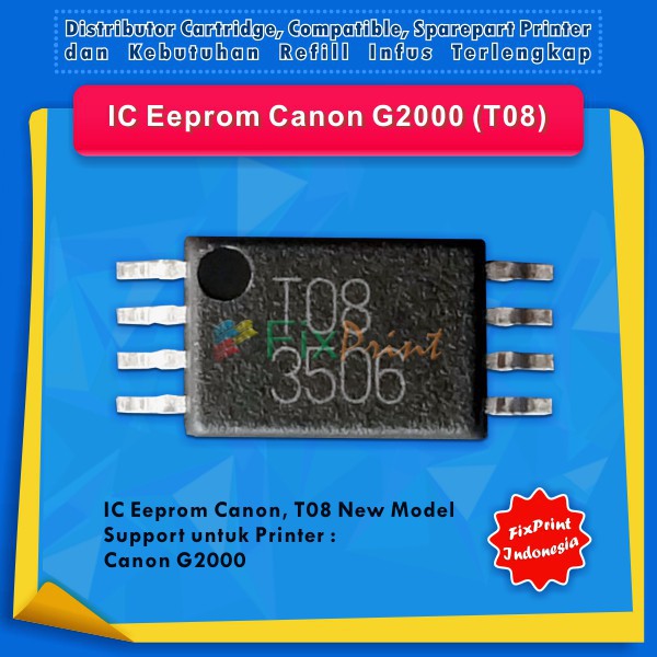 Máy In Eprom Ic Canon G2000 T08, Eeprom Ic Reset Canon G2000 T08