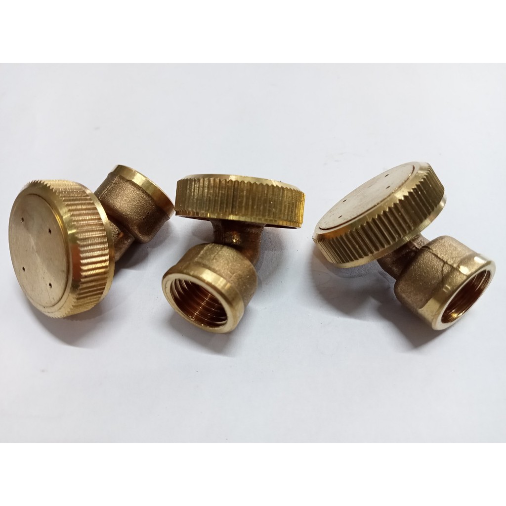 Béc phun cong 3 lỗ, 4 lỗ, 5 lỗ ren trong 14mm dùng cho bình bơm điện, máy bơm mini, béc đúc