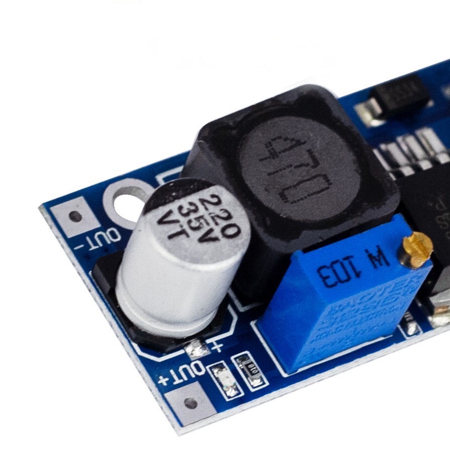 Mạch hạ áp Buck DCDC LM2596 3A (Vào 4-35VDC Ra 1-30VDC)