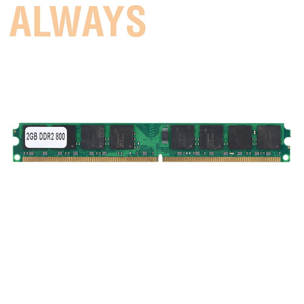Bộ Nhớ Ram Ddr2 2G 800Mhz Pc2-6400 Cho Máy Tính