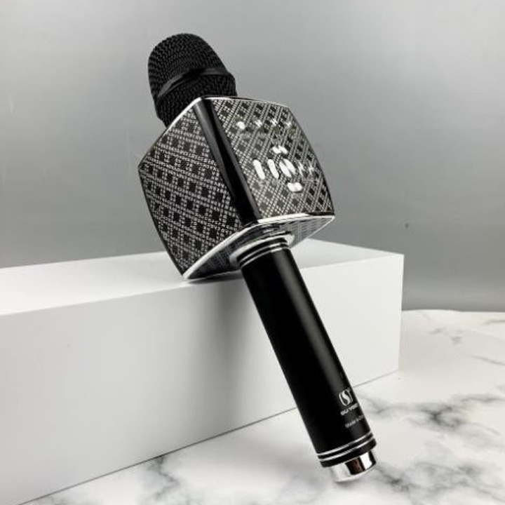 Micro Karaoke bluetooth YS 95 kết bluetooth Không Dây, Tích Hợp Loa Bass Dùng Hát Tại Nhà Hoặc Livetream