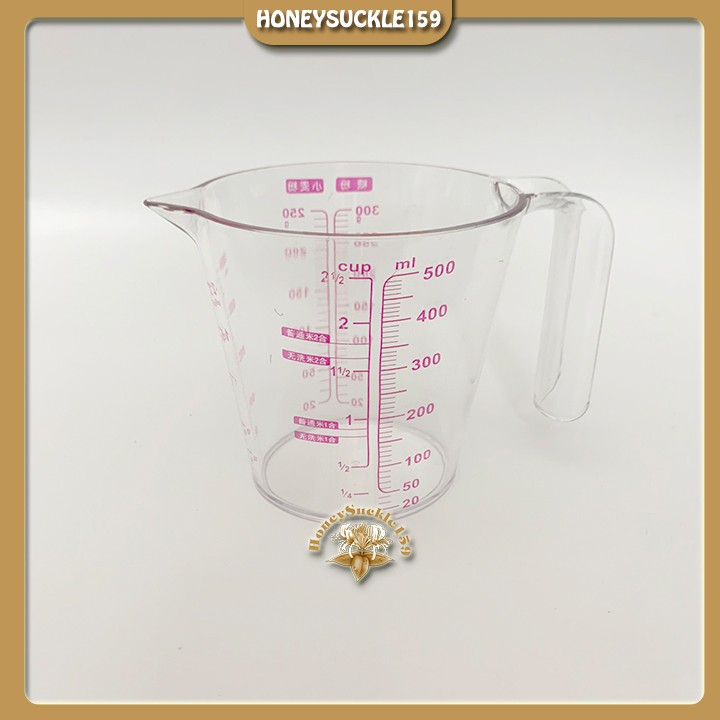 Ly nhựa đo lường 500ml