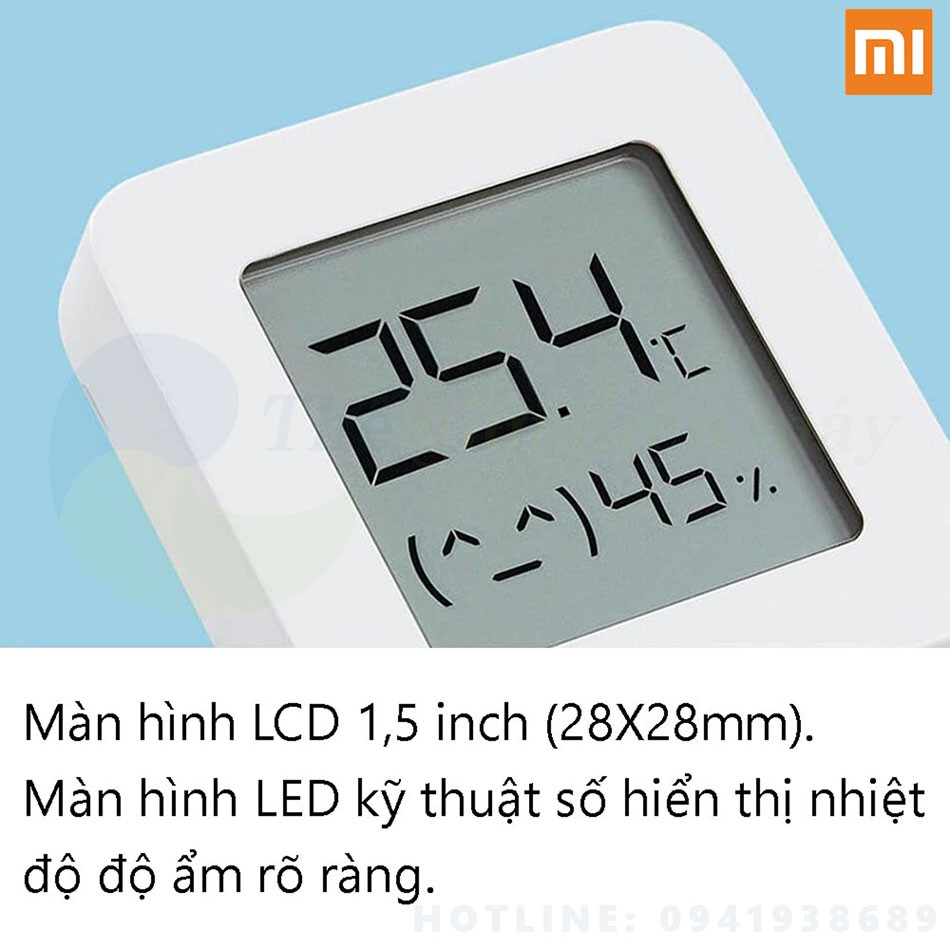 Đồng hồ đo nhiệt độ và độ ẩm Xiaomi Mijia 2