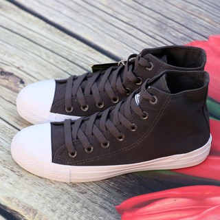 Giày Sneaker Chuck 2 Xám Đậm Nữ Cổ Cao ZRF