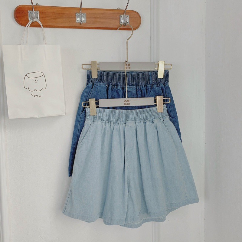 Quần short cạp chun dáng xoè nhẹ - s387, s253