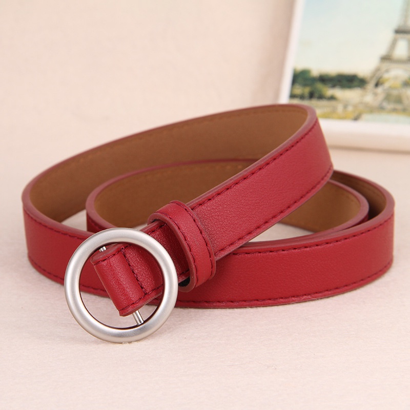 Thắt Lưng Màu Đen Không Xốp Thích Hợp Phối Quần Jean Thời Trang Cho Nam Và Nữ