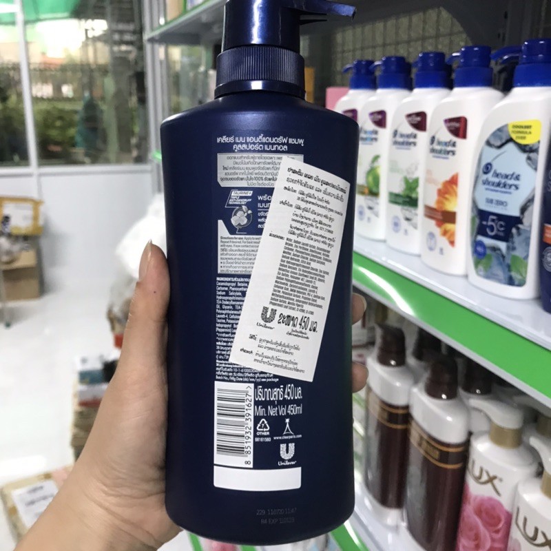 Dầu gội Clear Thái Lan 370ml