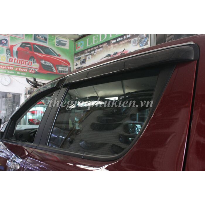 Bộ vè che mưa ABS Mazda BT-50, BT50 -cao cấp( hàng chất )