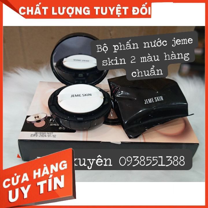 PHẤN NƯỚC JEME SKIN  FREESHIP Phấn Nước Che Khuyết Điểm Vượt Trội