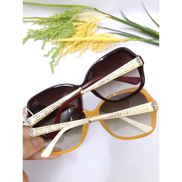 Kính mát nam nữ chống UV400, thiết kế mắt vuông dễ đeo, màu sắc thời trang