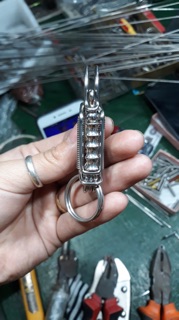 Móc Khoá inox Đốt Tre
