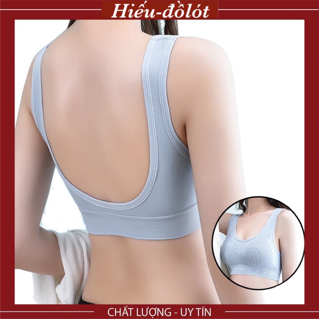 Áo Lót Nữ Cotton Đệm Mỏng Mềm Thoải Mái, Áo Bra Nữ Tập Gym Mặc Cực Đẹp Hieu Store24h - 7702