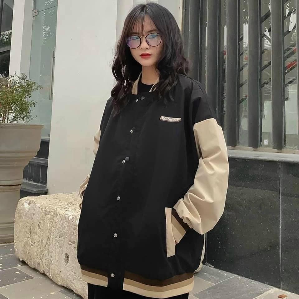 Áo Khoác Dù BOMBER WASN Unisex [2 Màu ] - GinniShop | BigBuy360 - bigbuy360.vn