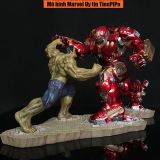 (Hàng có sẵn) Mô hình Hulkbuster Anti Hulk cao cấp 26cm (MK44 & Hulk)
