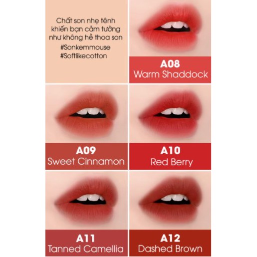 Son Black Rouge A08,A09,A10, A11, A12 | BigBuy360 - bigbuy360.vn