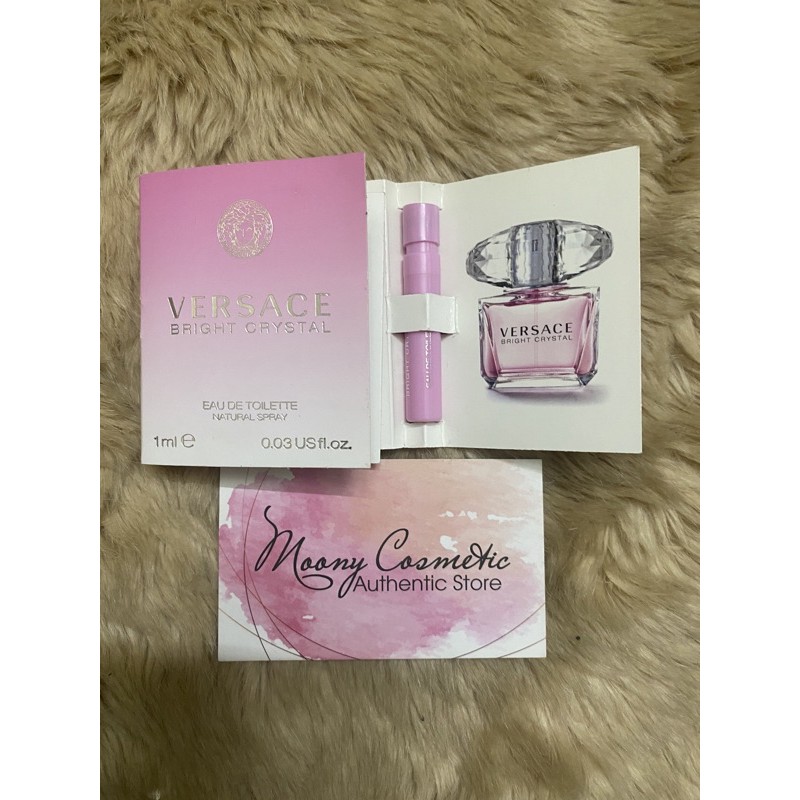 Vial mẫu thử nước hoa nam nữ nhà Versace Bright Crystal Absolu/Dylan Blue/Eros/...1ml pháp