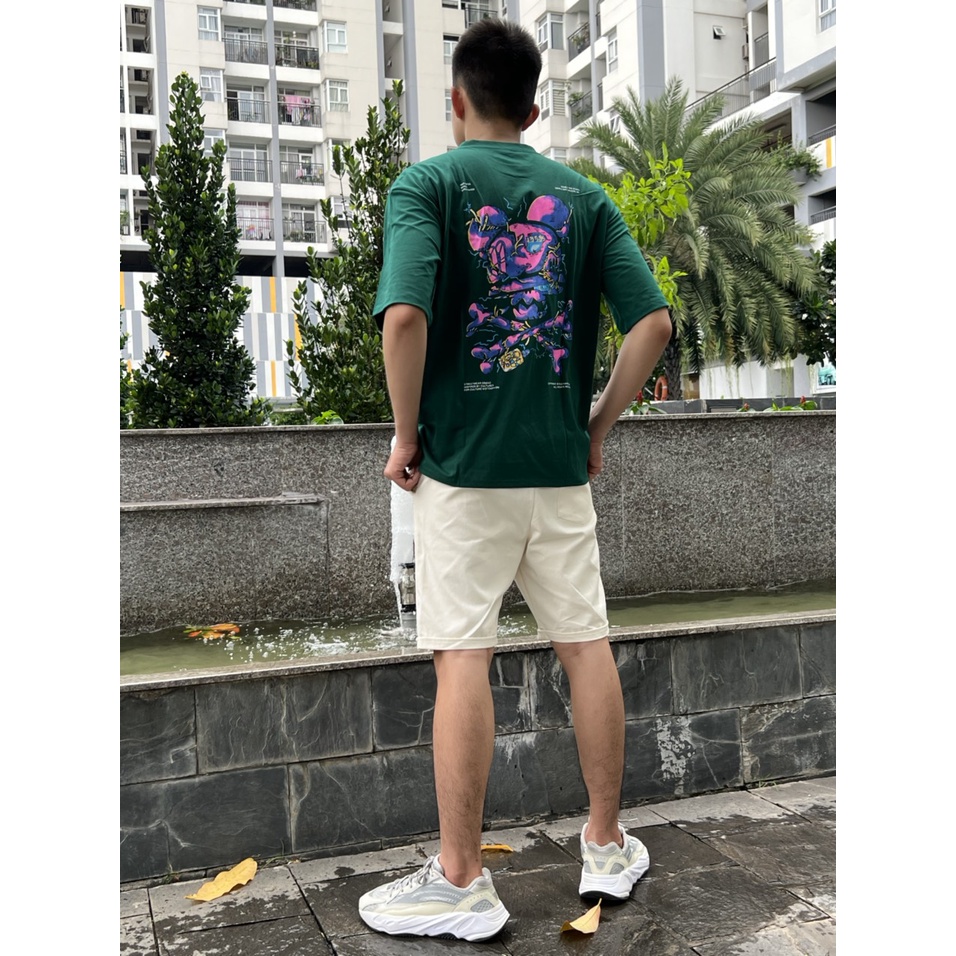 [ TOP BÁN CHẠY ] Áo thun bad habits Cracken người máy Nam nữ Áo thun tay lỡ vải cotton