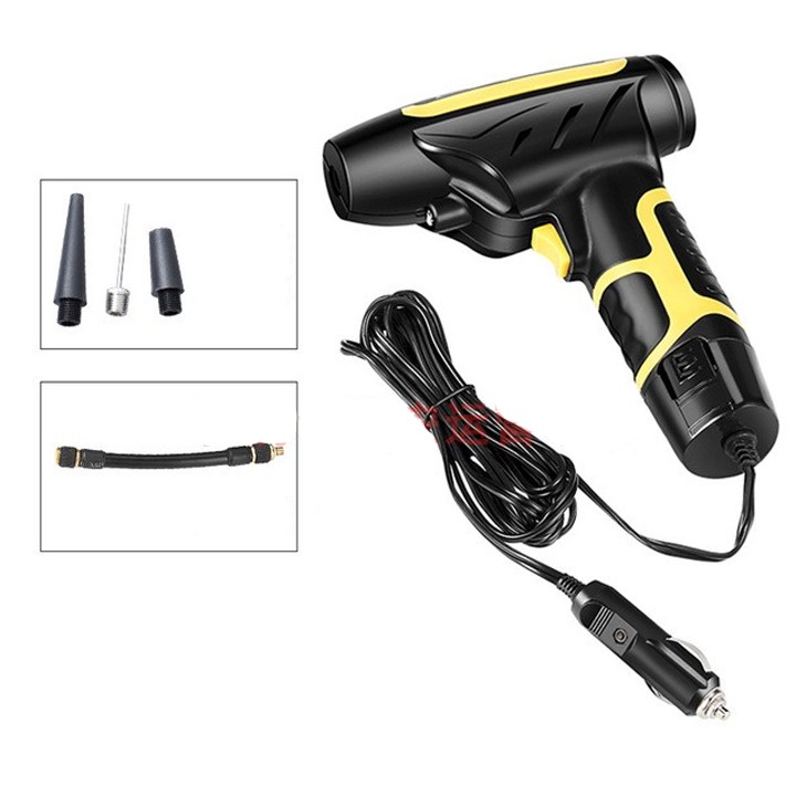 Máy bơm lốp ô tô điều chỉnh áp suất Car Air Pump, bơm bánh cho xe hơi