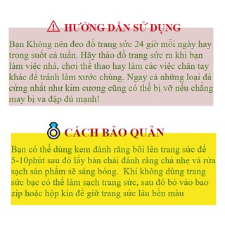 Bông tai vầng trăng hạt đá M1