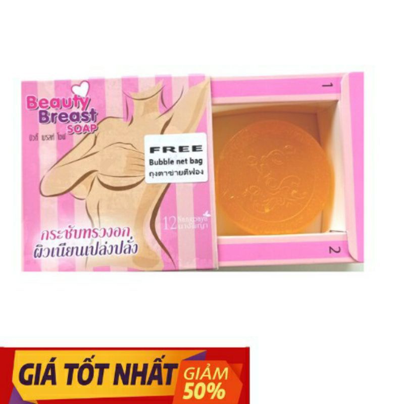 Xà Phòng Tăng Vòng Một Nở Ngực Beauty Breast Soáp Thái Lan Chính Hãng