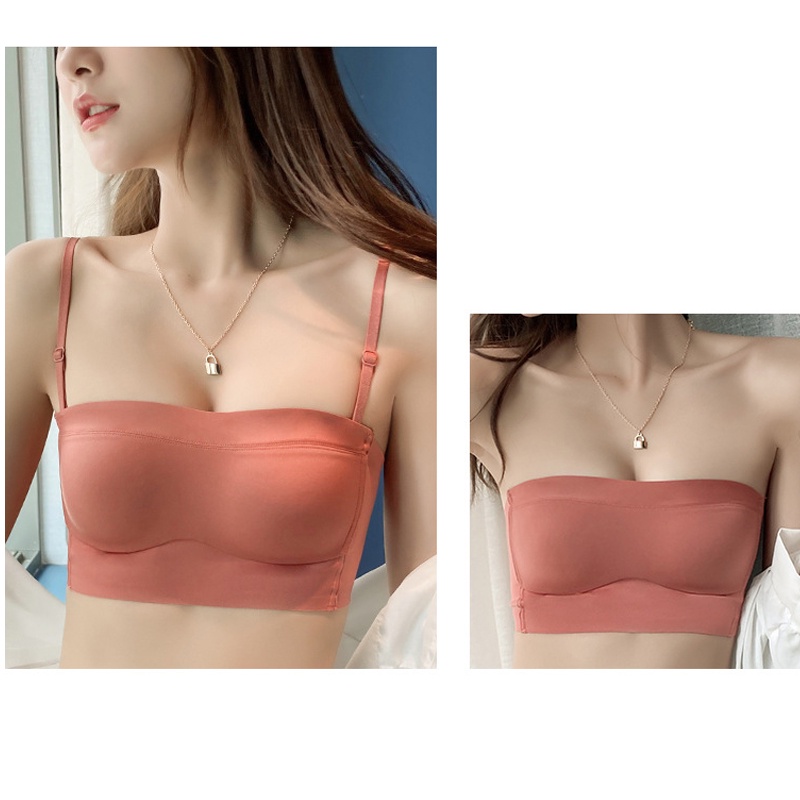 Áo Ngực Không Dây Siêu Mỏng Chống Chảy Xệ Thời Trang Mùa Hè Cho Nữ
