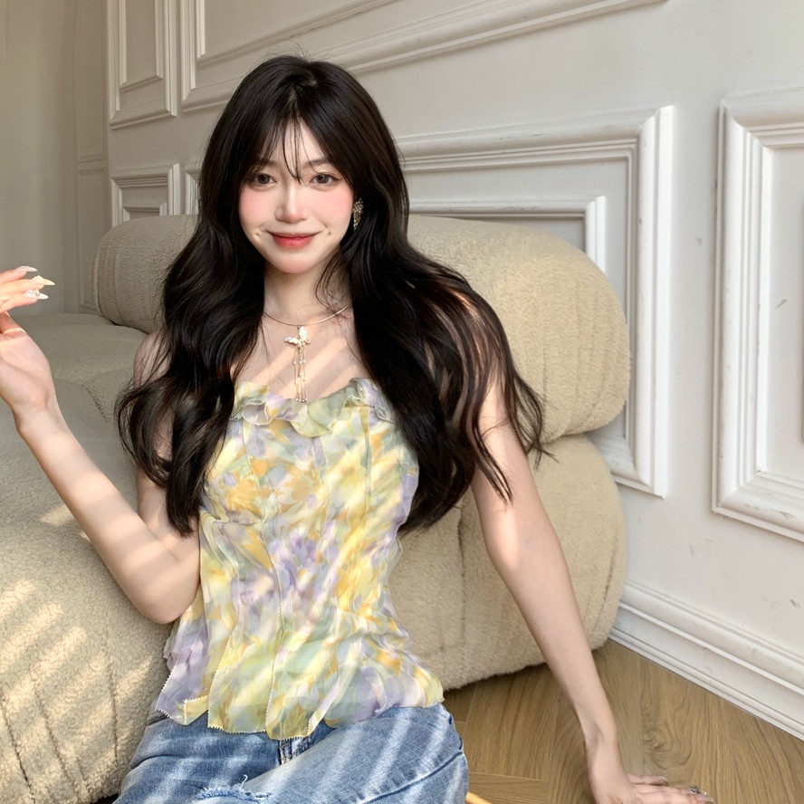 Áo Ống Hoạ Tiết Hoa Thiết Kế Hợp Thời Trang Cho Phái Nữ