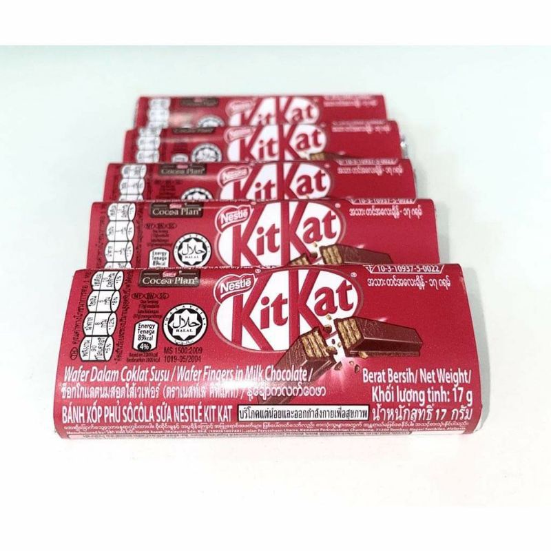 KitKat Socola Nestle 17g hàng sẵn