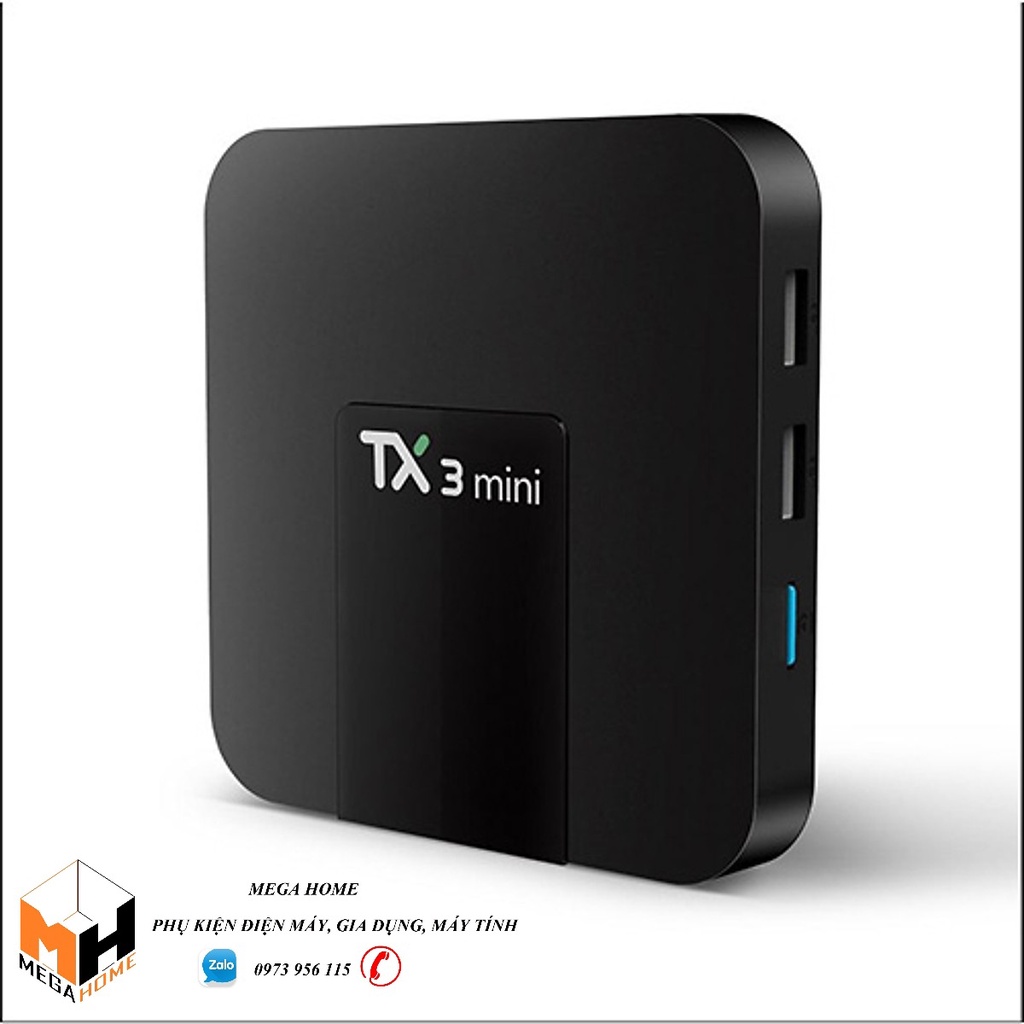 Android Tivi Box TX3 mini - 2G Ram và 16G bộ nhớ, Bluetooth. đầu box android tx3mini phiên bản 2021