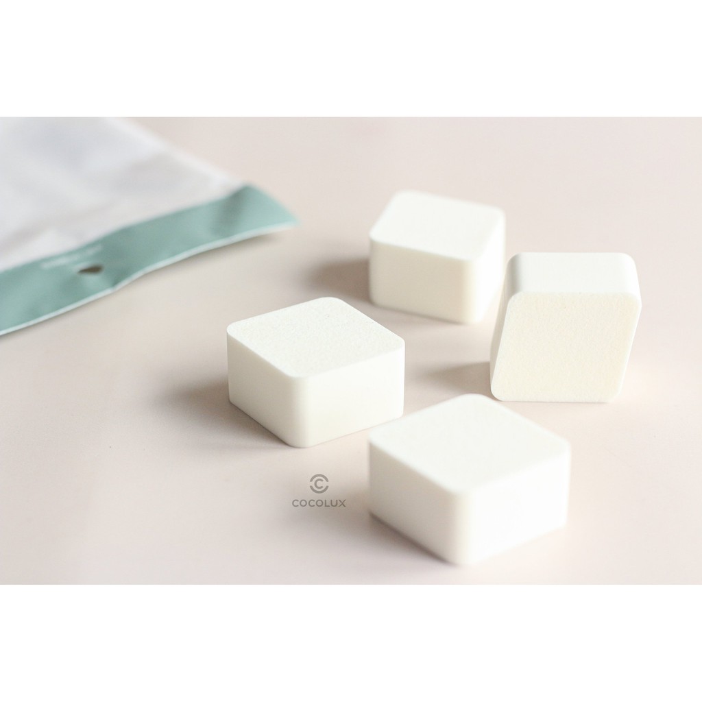 Mút trang điểm 4 miếng Diamond Shaped Puff-[COCOLUX] | BigBuy360 - bigbuy360.vn