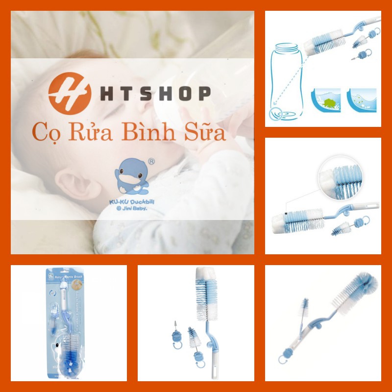 Cọ Rửa Bình Sữa Kuku