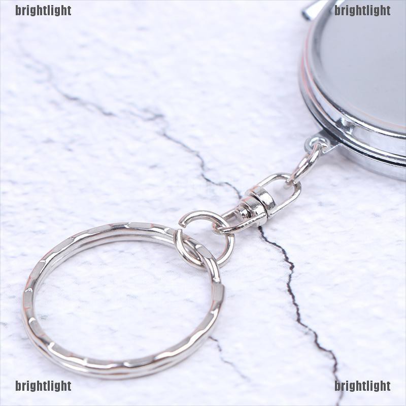 Móc Khóa Kim Loại Kèm Gương Dễ Thương