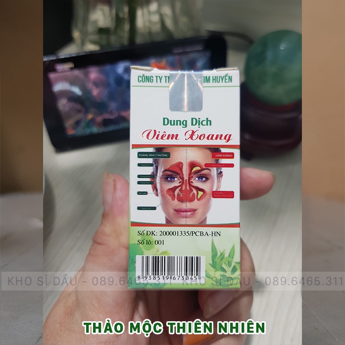 Viêm Xoang, Viêm Mũi Dị ứng, Viêm Tai giữa, Nước Nhỏ Mũi Viêm Xoang, Viêm mũi dị ứng Trần Kim Huyền, 10ml - Hàng ch