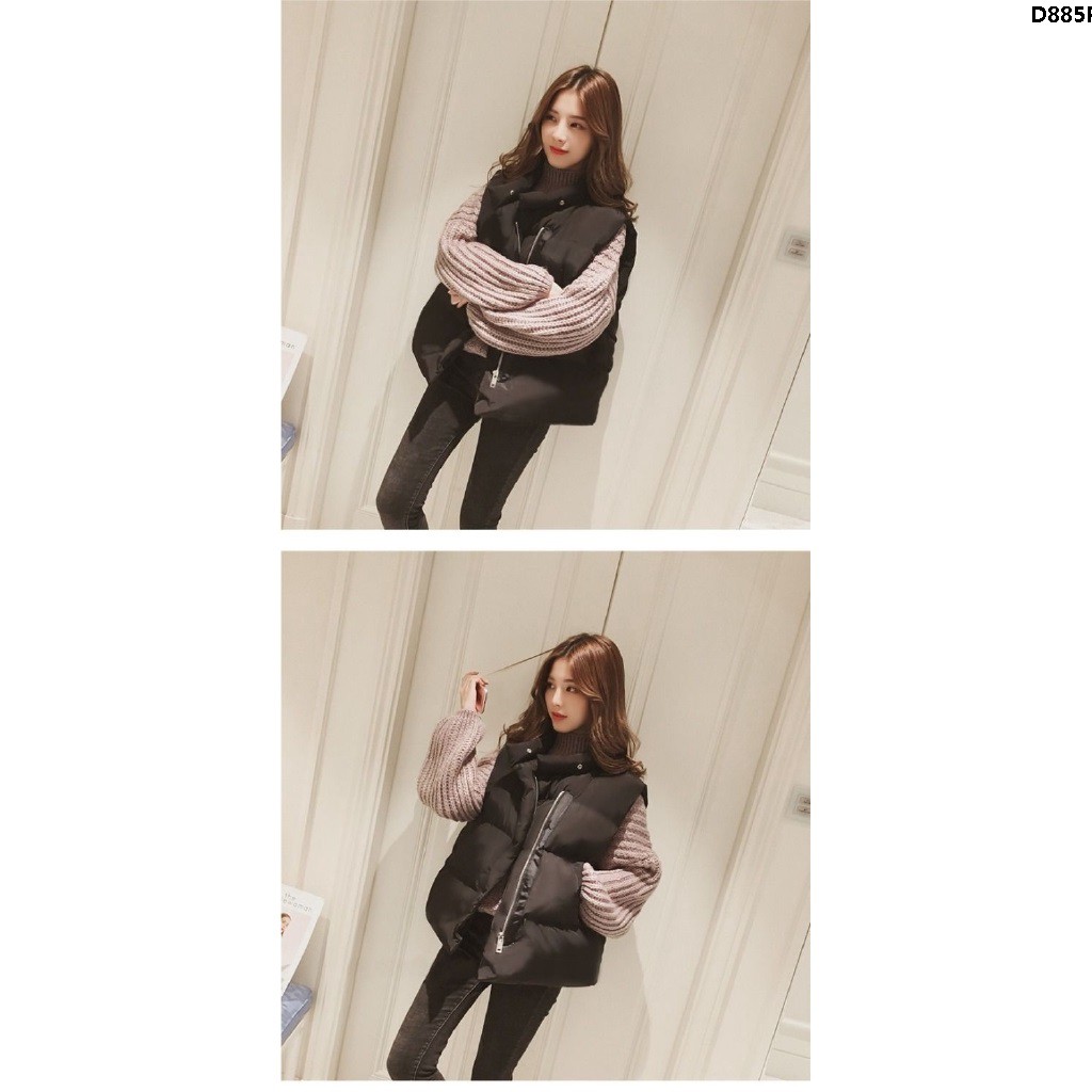 Áo Khoác Phao Không Tay Thời Trang Dành Cho Nữ