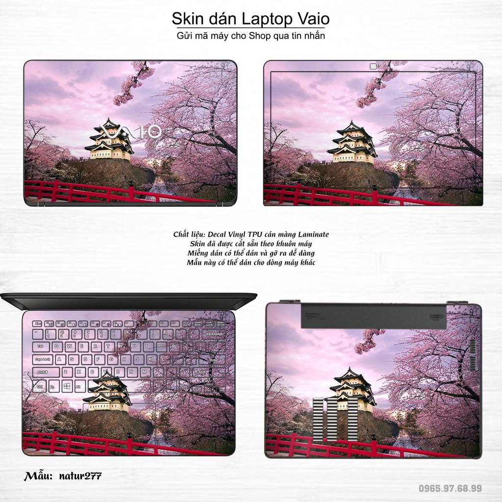 Skin dán Laptop Sony Vaio in hình thiên nhiên _nhiều mẫu 10 (inbox mã máy cho Shop)