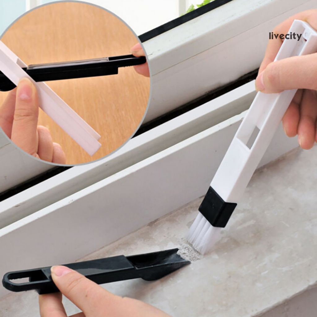 Bàn Chải Nhỏ Làm Sạch Rãnh Cửa Sổ Có Thể Tháo Rời