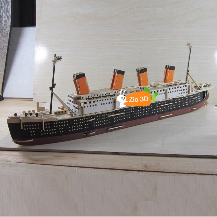 Đồ chơi lắp ráp gỗ 3D Mô hình Tàu R.M.S Titanic