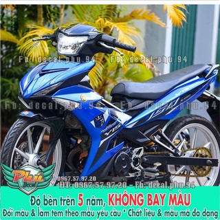 Tem rời ex 150 y15 zr xanh gp -1