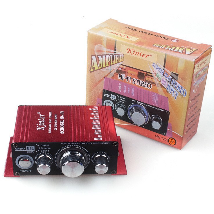 Âm li mini Kinter MA-170 2 kênh HI-FI