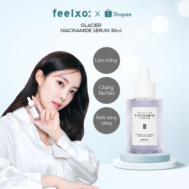 Serum Trắng Da Feelxo Niacinamide 5% Vitamin Tổng Dung Tích 30ml, Tinh Chất Dưỡng Da Sáng Và Đều Màu