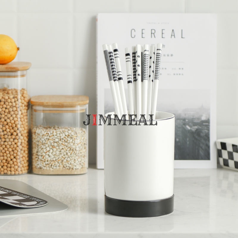 Đũa Gốm Sứ Ceramic Phong Cách Nhật Bản Jimmeal Chống Trơn Trượt, Chịu Nhiệt, Chống Nấm Mốc, Vi Khuẩn, Dễ Vệ Sinh