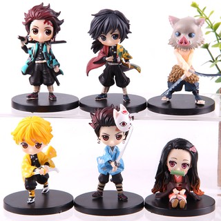 Combo 06 Mô Hình Nhân Vật Anime Demon Slayer - Mẫu 02