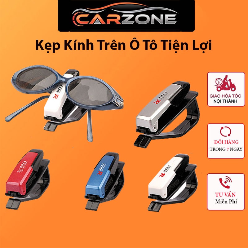 Kẹp Kính Trên Ô TÔ Nhỏ Gọn Tiện Lợi  - Màu Ngẫu Nhiên CARZONE.TOP