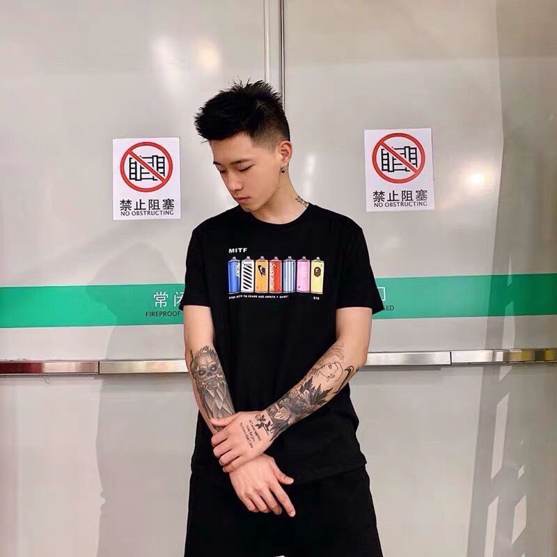 Áo Thun form rộng tay lỡ OFF-WH