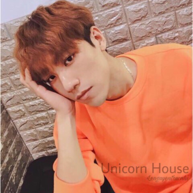 Áo sweater cam unisex - áo sweaters cam chất nỉ đẹp cực - sweatshirt orange