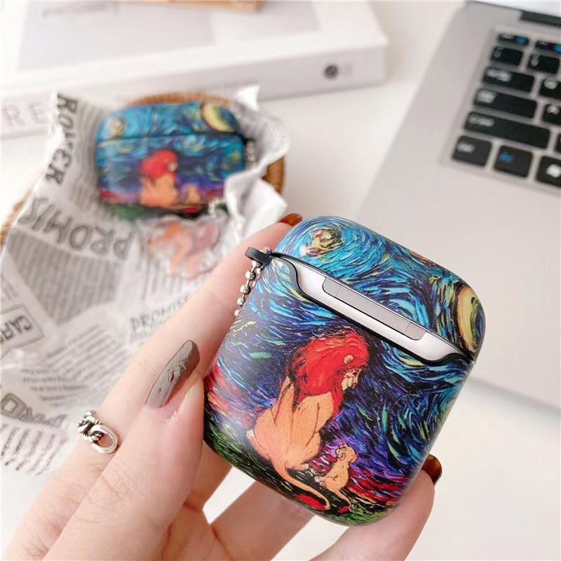 Vỏ Bảo Vệ Hộp Sạc Tai Nghe Airpods 1 / 2 / Pro Bằng Silicon Họa Tiết Simba Dễ Thương Chống Rơi | BigBuy360 - bigbuy360.vn