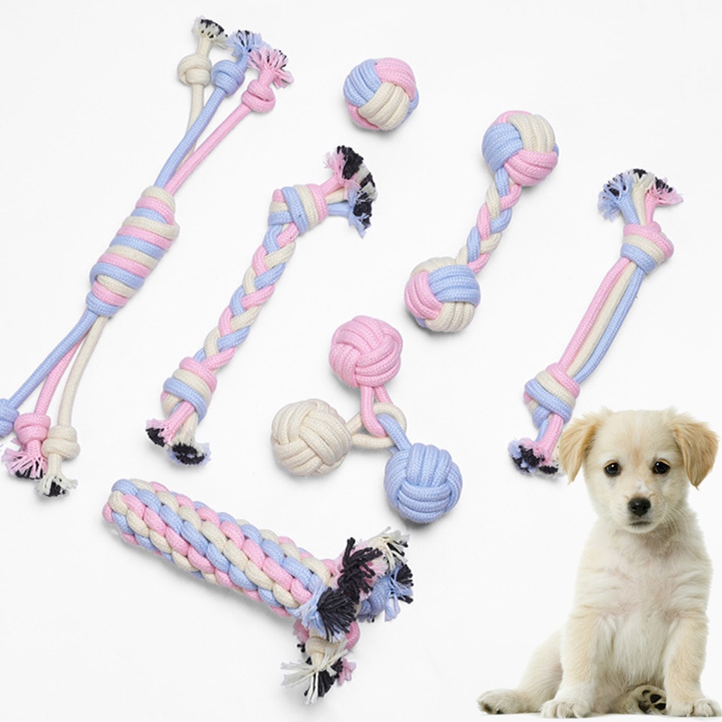 Đồ Chơi GặM BằNg Cotton, GiúP LàM SạCh Răng Cho Thú Cưng