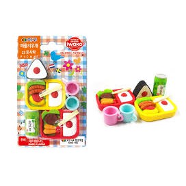 Tẩy Iwako nhập khẩu trực tiếp từ Nhật Bản ER-BRI027 vỉ hình khay cơm (0205) 1116690