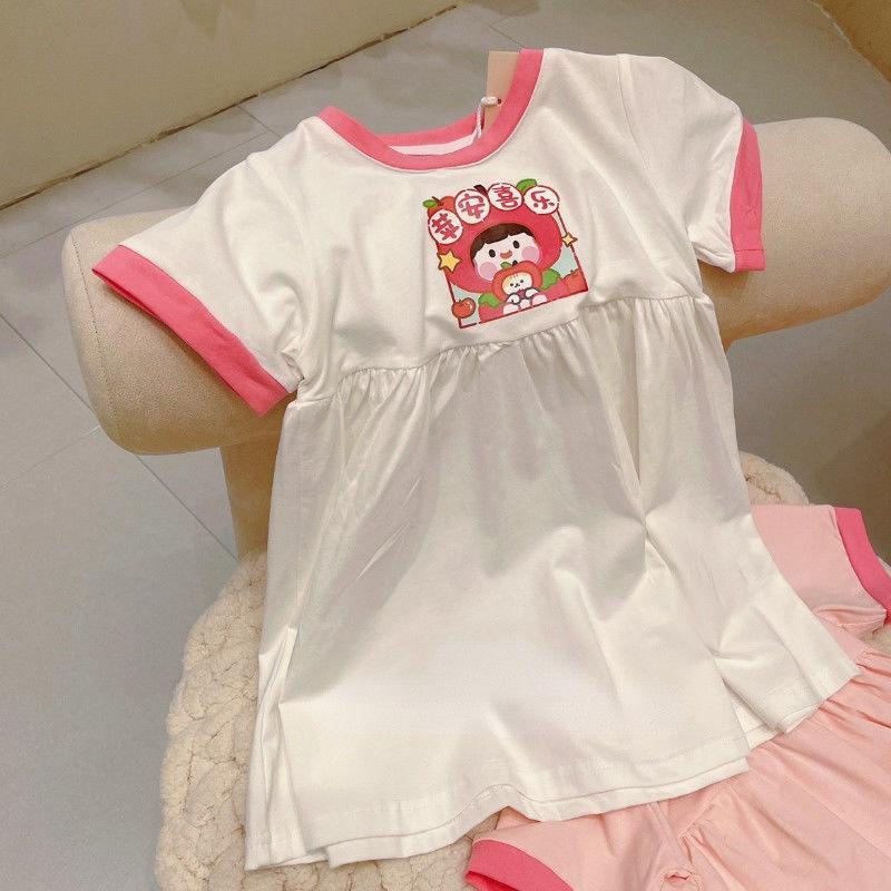 Đầm Công Chúa Mùa Hè Tay Ngắn Thời Trang Mùa Hè 2022 Cho Bé Gái