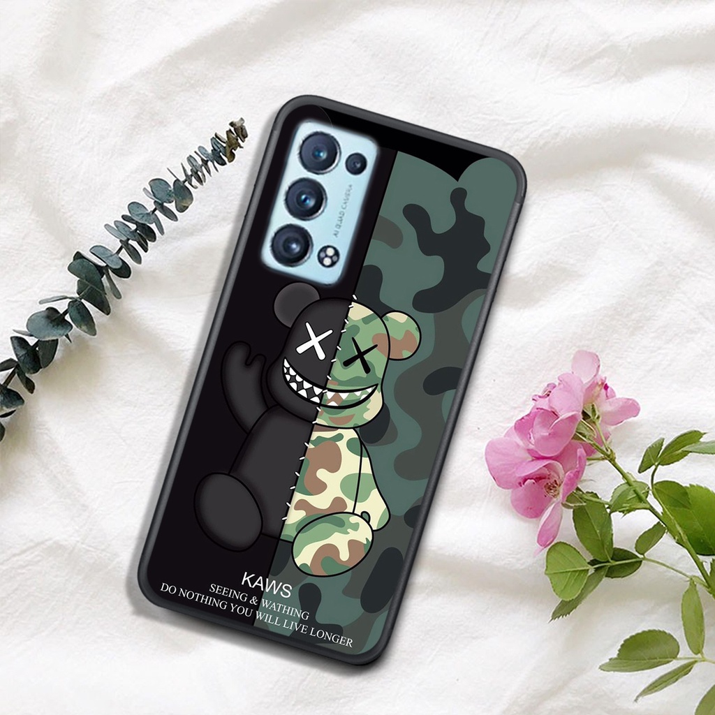 [HOT]ỐP OPPO RENO 6 4G - RENO 6 5G- RENO 6Z - A95 4G - A95 5G - A16  , In Hình Gấu Robot họa tiết L-V màu sắc cực đẹp.