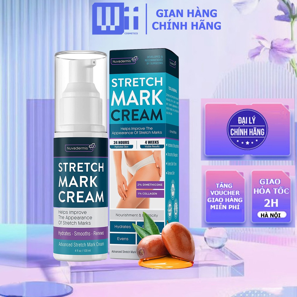 GEL DƯỠNG RẠN DA BỤNG BẦU NUVADERMIS - Chính hãng USA